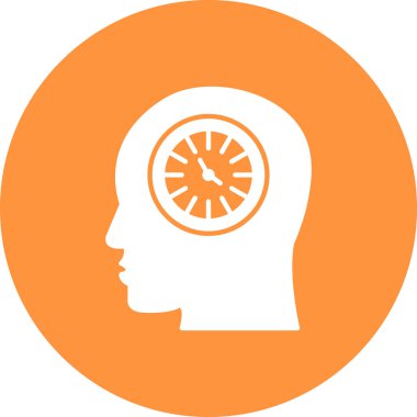 beyin vektör simgesi modern biçimi