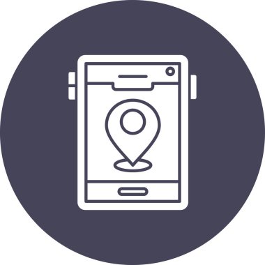 - Telefon. Web simgesi basit illüstrasyon