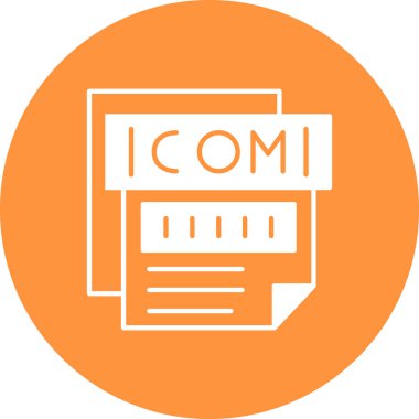 Dosya biçiminin vektör illüstrasyonu