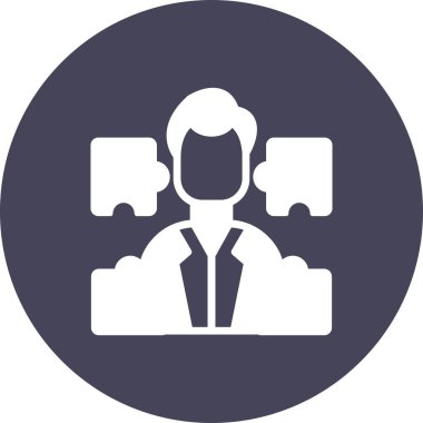 Müdür bey. Web simgesi basit tasarım