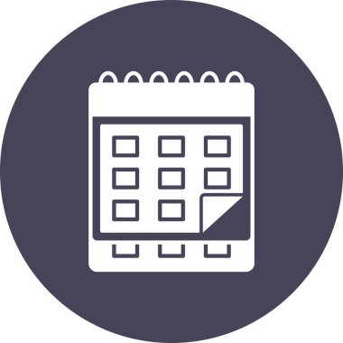 Kolayca düzenleyebilen veya düzenleyebilen Takvim Vektörü simgesi