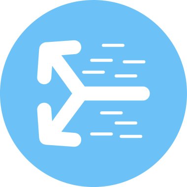 özet biçiminde yön ok simgesi