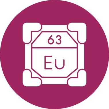 Avrupa Birliği web simgesi, tasarım vektörü illüstrasyonu