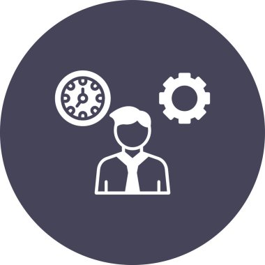 İş ve finans ikonu. vektör illüstrasyonu