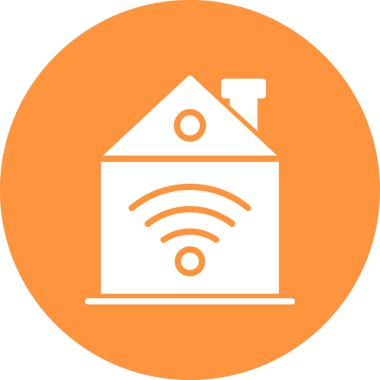 ev wifi vektör illüstrasyonu