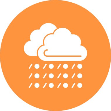 Bulut. Web simgesi vektör illüstrasyonu