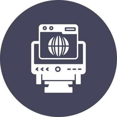 seo modern simgesinin vektör illüstrasyonu