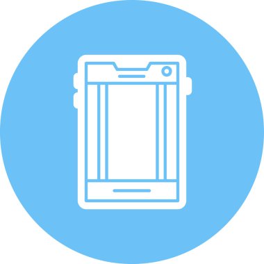 Cep telefonu simgesinin vektör illüstrasyonu