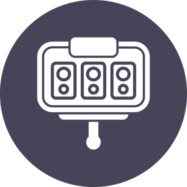 Modern b 'nin vektör illüstrasyonu eksik simgesi