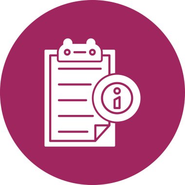 Belge simgesinin vektör illüstrasyonu