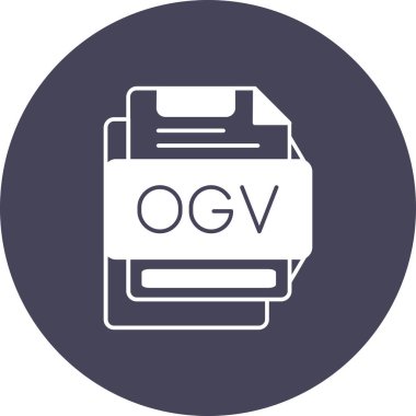 dosya biçimi simgesi, vektör illüstrasyonu