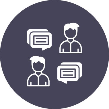 İş adamı ikonu. düz tasarım biçimi.