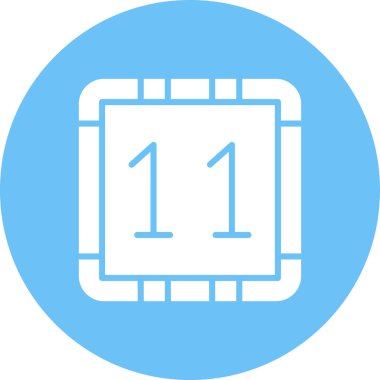 Takvim. Web simgesi basit illüstrasyon