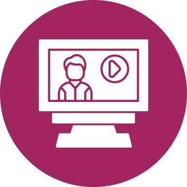 İnsan simgesi vektör resimli dizüstü bilgisayar