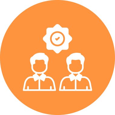 İnsan simgesinin vektör illüstrasyonu