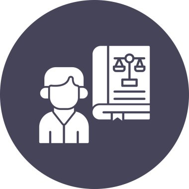 adalet simgesi vektör illüstrasyonu