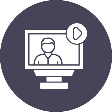 İş simgesinin vektör illüstrasyonu