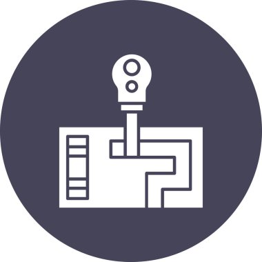 Modern b 'nin vektör illüstrasyonu simge unsurundan yoksun