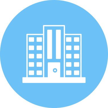 Bina. Web simgesi basit tasarım