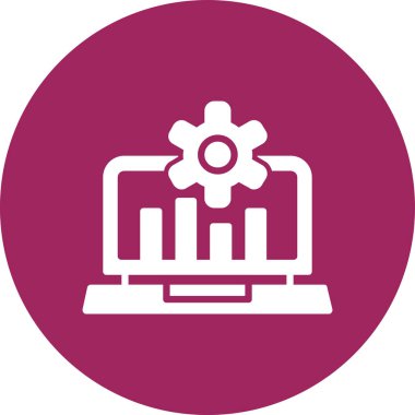 Vektör illüstrasyonu, seo modern simge