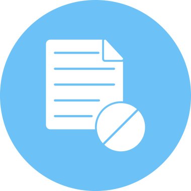 Belge. Web simgesi basit tasarım