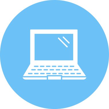 Bilgisayar. Web simgesi basit illüstrasyon