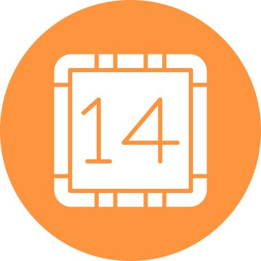 Takvim simgesi vektör illüstrasyonu