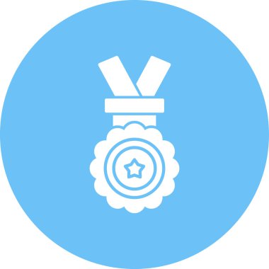 Ödül madalyası. Basit tasarım