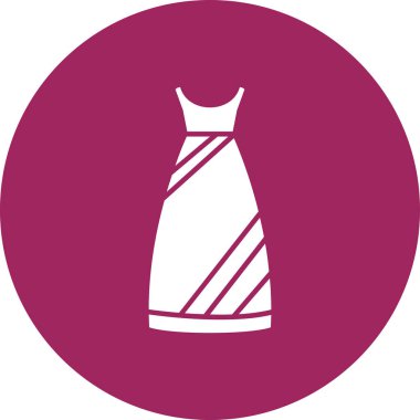 elbise simgesi vektör illüstrasyonu