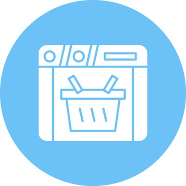 seo modern simgesinin vektör illüstrasyonu