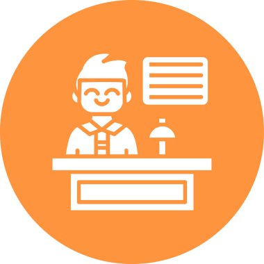 Dizüstü bilgisayarı olan bir kadının vektör çizimi