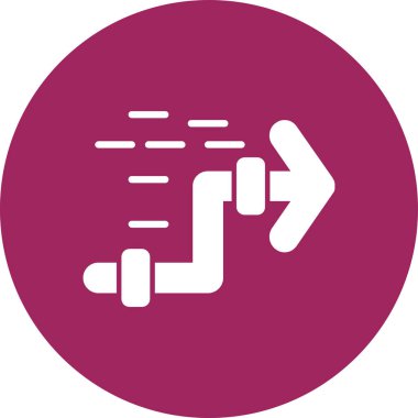 Tek bir simgenin vektör illüstrasyonu