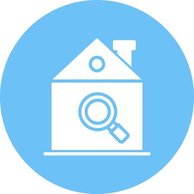 Ev simgesinin vektör illüstrasyonu