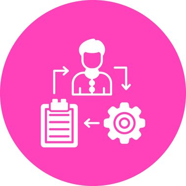 iş simgesi vektör illüstrasyonu