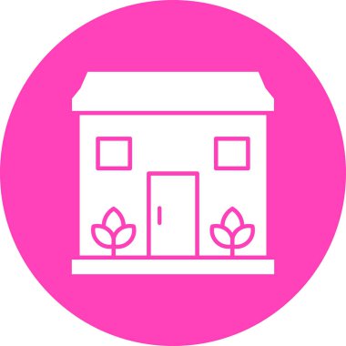 Bir evin vektör illüstrasyonu