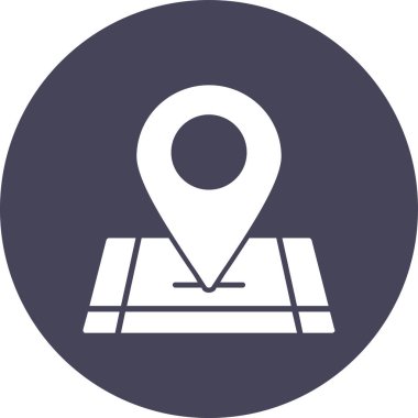 konum simgesi vektör illüstrasyonu