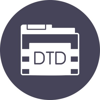 dosya biçimi simgesi, basit illüstrasyon tasarımı