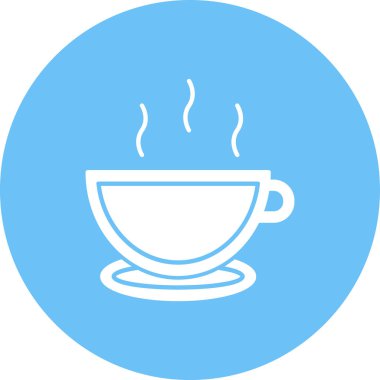 Bardak. Web simgesi basit illüstrasyon