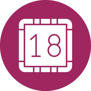 Kolayca düzenleyebilen veya düzenleyebilen takvim tarihi vektör simgesi