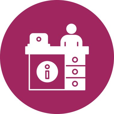 Mobilya simgesinin vektör illüstrasyonu