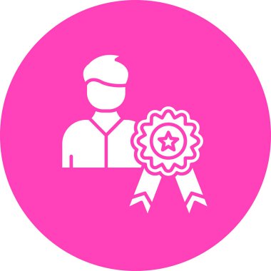 Ödül. Web simgesi basit illüstrasyon