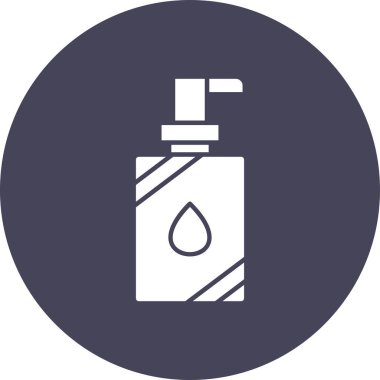 Şişenin spreyli vektör çizimi