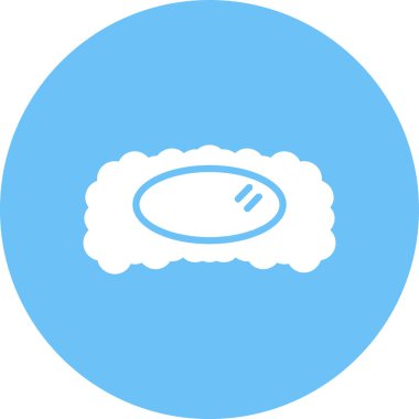 Bulut simgesi vektör illüstrasyonu