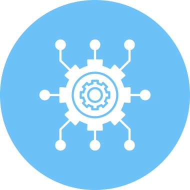 Simge, vektör illüstrasyonu ayarlanıyor