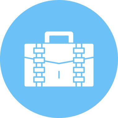 Çanta. Web simgesi basit illüstrasyon