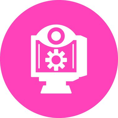 Kamera. Ağ simgesi. resimleme