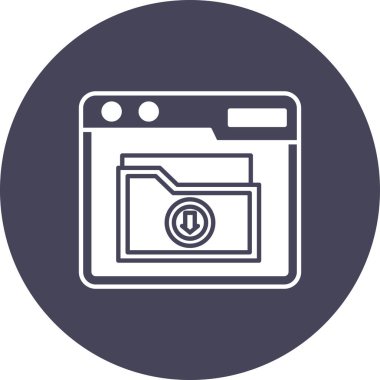 Kamera. Web simgesi basit illüstrasyon