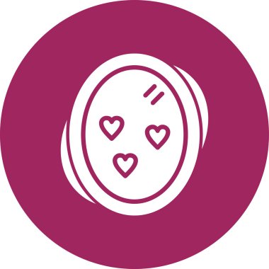 Aşk. Web simgesi basit illüstrasyon