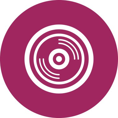 müzik çalar simgesi. Basit tasarım