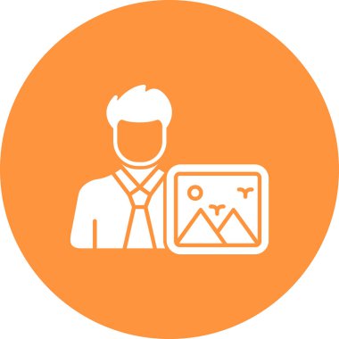 İş simgesinin vektör illüstrasyonu